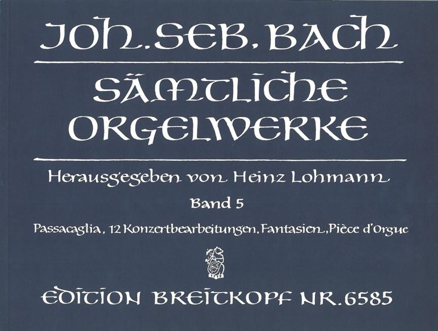 Sämtliche Orgelwerke 5 / Complete Organ Works